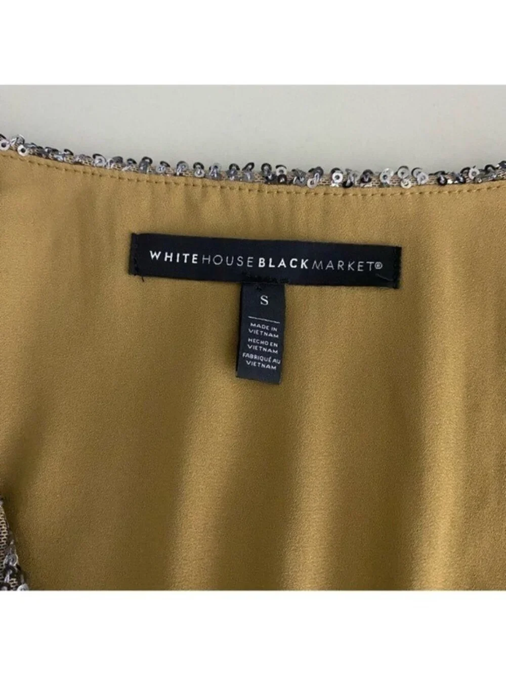 White House Black Market Sequin Dress Small